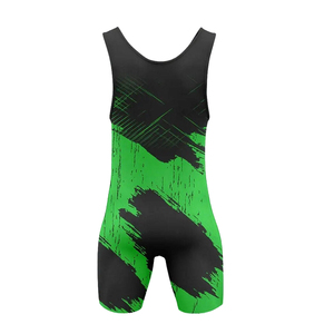 Customized Factory Wholesale High Quality Professional <b>Weightlifting</b> Uniforms Men's Wrestling <b>Singlets</b> Breathable - Product Image 4