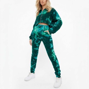Women's Relaxed Tracksuit Oversized <b>Jacket</b> <b>Straight</b> Pants Casual Streetwear Two Piece Set - Product Image 1