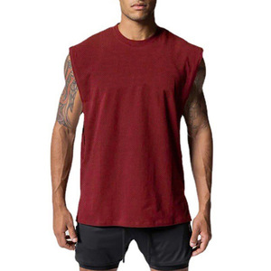<b>Men's</b> Dark Green Sleeveless Tank Top O-Neck Solid Color Knitted Breathable Casual <b>Vest</b> - Product Image 3