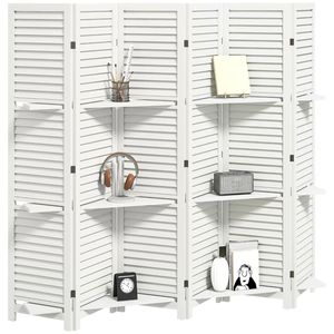 White Space-Saving 6 <b>Room</b> <b>Dividers</b> and Privacy Screen - Product Image 5