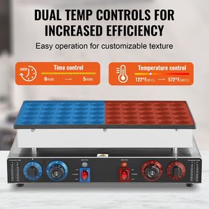 Mini Macchina Elettrica Commerciale per Pancake, Diametro 43mm, per Dorayaki, 1700W, Antiaderente, per Poffertjes - Product Image 2
