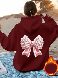 Custom Print <b>Cropped</b> <b>Zip</b> <b>Up</b> Women's Hoodies Wholesale Blank Sweatshirts - Product Image 5