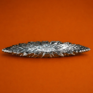 Elegant Silver Baot Shape Metal Decorative <b>Chocolate</b> Tray Centerpiece Luxury Tabletop Decor For Home <b>Wedding</b> Hotel Fruit Platter - Product Image 5