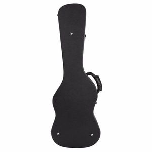 Custodia rigida per chitarra elettrica ST di alta qualità, superficie liscia Microgroove, colore nero, borse e protezioni per strumenti musicali - Product Image 5