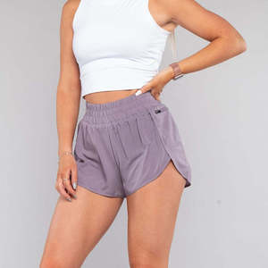 Shorts Deportivos de Cintura Alta para Mujer, de Secado Rápido, Transpirables, para Gimnasio, Yoga, Fitness, Casuales, de Verano - Product Image 6