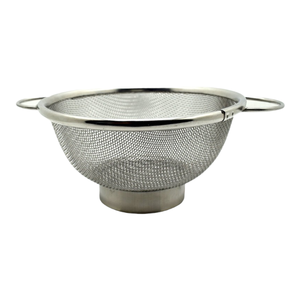 Colador de acero de silicona de grado alimenticio, colador de cocina, Ahorrador de espacio, colador plegable, bolsa de plástico con logotipo - Product Image 1