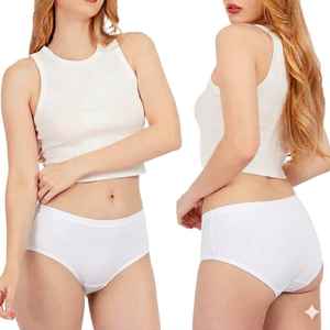 Braguitas Hipster Transpirables Pure Balance para Mujer, Tela Suave, Cintura Flexible y Estable, Cobertura Completa, Comodidad Diaria - Product Image 1