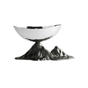 Bol à fruits en aluminium, centre de table moderne, luxe décoratif, or, écologique, durable, 2026 Saleem International - Product Image 2