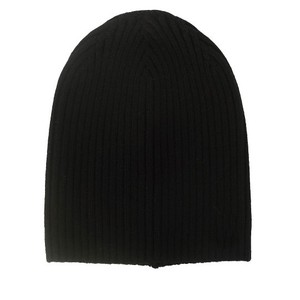 Unisex Solid Black <b>Beanie</b> 100% Acrylic Knit Winter Hat Casual Style Adult 56-58CM Head Circumference Custom <b>Beanies</b> Mens - Product Image 1