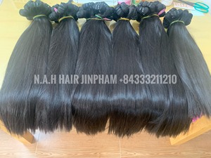[PELO RECTO DE HUESO] Real vietnamita sin enredos sin derramamiento muy sedoso y suave, cabello crudo al por mayor paquetes de cabello liso de hueso - Product Image 6