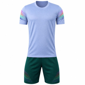 Vente directe d'usine, vêtements de sport pour hommes et femmes, uniformes de football fabriqués en polyester 100 % respirant, dernier design, nouveau style - Product Image 5