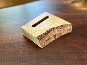 Tarjetero de Madera Sólida para Tarjetas de Presentación |   Soporte para Tarjetas de Escritorio |   Organizador de Escritorio para Oficina - Product Image 2