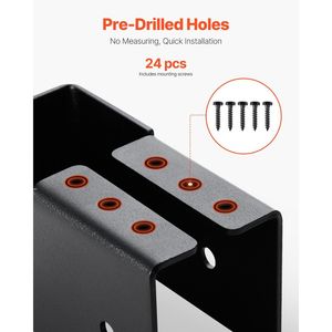 Supporti per Travi in Acciaio da Esterno 2x4 Pollici, Staffe a Flangia Nascosta con Viti 1.93 X 3.62, Supporto per Travi Nascosto - Product Image 5