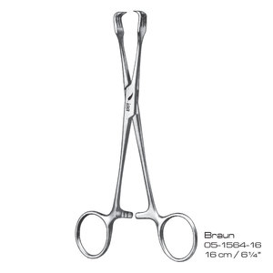 <b>Braun</b> Hemostatic Forceps 16 Cm <b>6</b>¼ Inch Straight Stainless Steel Surgical Instrument Manual CE Certified Class I - Product Image 4