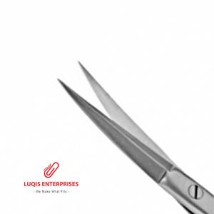 Tijeras de Disección Delicadas Tebbetts, Curvas y Dentadas, SuperCut, Instrumento Quirúrgico de Acero Inoxidable, Herramienta de Corte de Precisión - Product Image 2