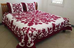 Beautiful Factory Direct Supply 100% Cotton Material Hawaiian <b>Quilts</b> Sets Multipattern Designs Handcrafted <b>Quilts</b> For Home Decor - Product Image 3