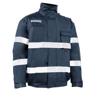 100% Waterproof Slim Winter Safety Solid Canvas <b>Men</b> Hi Vis Reflective Stand Breathable Work Construction <b>Rain</b> <b>Coats</b> Best Quality - Product Image 1