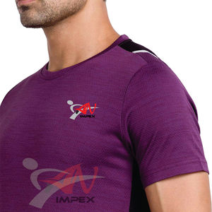 เสื้อผ้าลำลองคุณภาพสูงสำหรับผู้ชาย ทรงโอเวอร์ไซส์ ผ้าถัก 100% คอตตอน สีตามสั่ง น้ำหนักเบา ระบายอากาศได้ดี คอวี แขนสั้น - Product Image 6