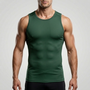Custom logo Print <b>Men</b> Gym Tanktop Casual Wear Training Vest Gym Fitness Cut Muscle Rib <b>Singlet</b> <b>for</b> <b>Men</b> Comfortable <b>Singlet</b> - Product Image 5