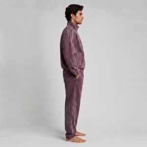 Men Sun Faded Tracksuit Washed Finish Crew Neck Sweatshirt <b>Jogger</b> Pants Modern Casual Fashion Clothing For Daily Wear - Product Image 5