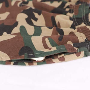 <b>Men's</b> Camouflage Cotton <b>Shorts</b> <b>Elastic</b> <b>Waist</b> Casual Style Breathable Fabric Mid Rise Printed Pattern - Product Image 4
