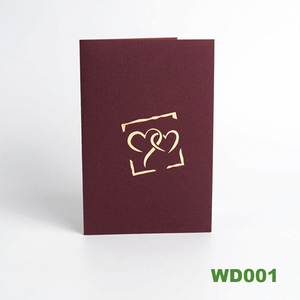 Tarjetas de Felicitación 3 en 1 con Diseño de Pastel de Boda Tradicional en 3D, Corte Láser, Papel Artesanal, Barnizado Mate, para Bodas, Cumpleaños, Año Nuevo - Product Image 6