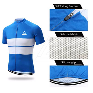 Tenue de cyclisme légère, maillot de vélo personnalisé et short rembourré, vêtements de sport performants pour cyclistes professionnels et amateurs - Product Image 5