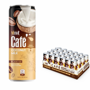 Bebida de Café Tostado Premium en Lata de Aluminio de 330 ml, Pura y Natural, 8 Brix, Lista para Beber, VINUT, para Distribuidores Mayoristas, Importadores y Venta al por Mayor - Product Image 1