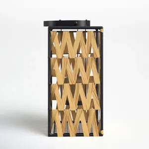 Marco Decorativo con Luces Navideñas, Bandeja de Lujo para Celebraciones, Portavelas de Acero Inoxidable, Decoración Navideña Hecha a Mano por Zahid Exports - Product Image 6