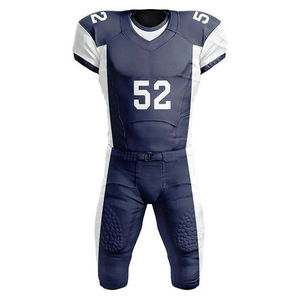 Dernier design d'uniforme de football américain respirant multi-matériaux pour hommes adultes, nouveau style, prix de gros - Product Image 5