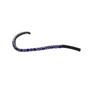 Productos para caballos Venta al por mayor Wave Browbands con Bling para caballos - Product Image 1