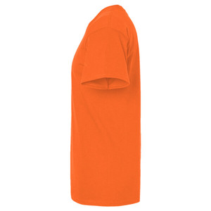 Camiseta de Cuello Redondo para Hombre, 2025, Colores Personalizados, Naranja, 100% Algodón, Ecológica, Talla Grande, Bordada, Anti-Pilling, 230g - Product Image 4