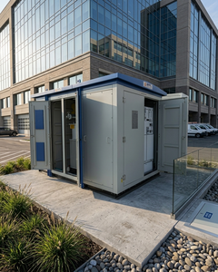 Poste de distribution compact de qualité utilitaire 800 kVA, rempli d'huile, 20 kV 400 V, bobinage en cuivre ONAN ONAF - Product Image 3