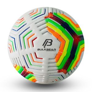 <b>Top</b> Football Soft Touch <b>PVC</b> PU Leather Custom logo Embossed Training Soccer Balls Customized machine stitched, by BULKBEAR - Product Image 1