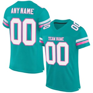 Custom High Quality American Retro Football Rugby Jersey Adults <b>Plus</b> <b>Size</b> Breathable Heat-Transfer Printed 100% Polyester <b>Mesh</b> - Product Image 1
