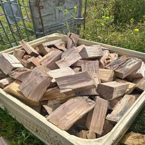 Bûches de bois de chauffage de qualité supérieure en chêne et hêtre séchées au four pour cheminée, poêle à bois et foyer extérieur, bois dur à combustion propre - Product Image 2