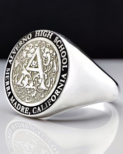 Anillo Escolar BOJ 089, Anillo Universitario y de Colegio, Anillo de Graduación para Mujer, Anillo Personalizado con Año de Graduación, Anillo en Oferta a Bajo Precio - Product Image 2