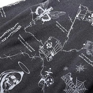 เสื้อฮู้ดดี้โอเวอร์ไซส์ 450 GSM พิมพ์ลายกราฟิกด้วยเทคนิคซิลค์สกรีน ผ้าเฟรนช์เทอร์รี่ ระบายอากาศได้ดี พรีเมียม สไตล์สตรีทแฟชั่นสำหรับฤดูใบไม้ร่วง เสื้อสเวตเชิ้ตสั่งทำพิเศษ - Product Image 3