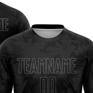 Maillots de football personnalisés élégants, t-shirts de football, vêtements de sport d'équipe, vêtements d'entraînement, uniforme personnalisé unisexe pour adultes, toutes saisons - Product Image 4