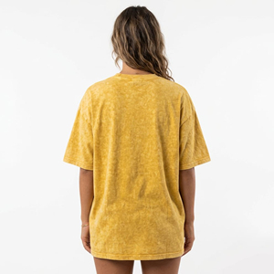 T-<span class=keywords><strong>shirt</strong></span> ample à manches longues pour <span class=keywords><strong>femme</strong></span>, 100 % coton, coupe carrée, col rond, épais, décontracté, ample - Product Image 3