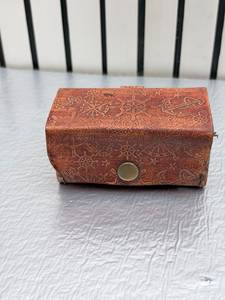 Telescopios de Latón Chapados en Oro de Alta Calidad, Estilo Antiguo, Caja de Cuero Hecha a Mano, Artesanía Antigua del Mundo, Artículo Coleccionable, Uttarakand - Product Image 5
