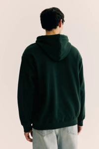 Sudadera con Capucha Extra Grande para Hombre, de Felpa, Color Sólido, Informal, para Otoño, Corte Regular, 100% Algodón, Transpirable, Diseño de Punto - Product Image 2