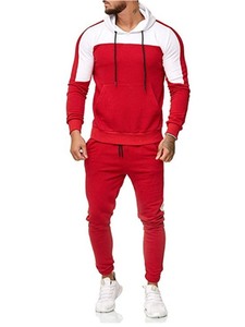 Conjunto Deportivo de Felpa con Capucha, de Poliéster/Algodón, Color Sólido, Corte Regular, para Hombre, Fabricado en Pakistán, Top y Pantalones Joggers - Product Image 2