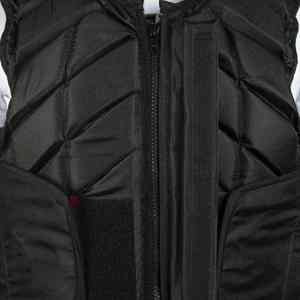 Chaleco de Seguridad Ecuestre Unisex Negro de Neopreno Ligero con Cierre de Cremallera Sin Mangas con Bolsillos y Diseño Sólido - Product Image 5