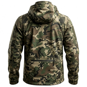 Custom Waterproof Softshell Camouflage Hunting <b>Summer</b> Outdoor Tactical <b>Jacket</b> Breathable Windproof Nylon Front Wholesale OEM - Product Image 3