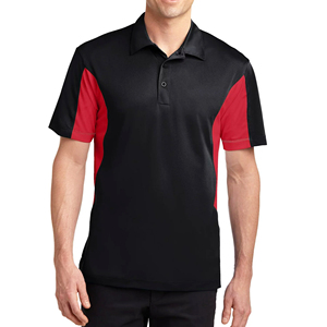 Men's <b>Black</b> Red Color Block <b>Polo</b> Shirt Short Sleeve Quick Dry Knitted Polyester Casual Sporty <b>Polo</b> Collar - Product Image 4