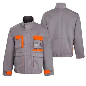 2025ชุดเสื้อแจ็กเก็ตกางเกงสะท้อนแสงกันลมกันน้ำผ้าฝ้ายทอลายทแยงทนทานมองเห็นได้ชัดเจนปรับแต่งได้ตามต้องการ - Product Image 3