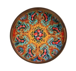 Bandeja de Madera de Lujo para Desayuno, Bandeja de Servicio de Alimentos con Acabado de Esmalte de Alta Calidad para Uso en Hoteles, Restaurantes y Servicios de Catering - Product Image 1