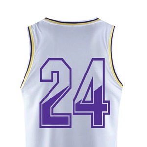 Servicio Personalizado OEM, Jersey de Baloncesto de Alta Calidad, 100% Poliéster, Transpirable, de Secado Rápido, Estampado, Corte Ajustado, Color Personalizado, Nombre del Equipo - Product Image 4