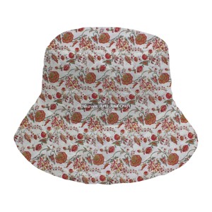 Vente d'usine – Nouveaux chapeaux bob matelassés personnalisés à imprimé intégral, avec logo sur mesure, pour hommes et femmes, haute qualité - Product Image 5